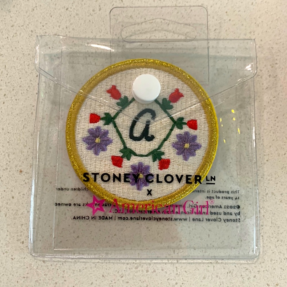 Stoney Clover Lane SCL AG American Girl Addy Needlework Patch